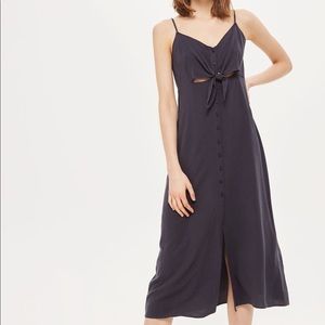 NWT Topshop Dress with Tie Front